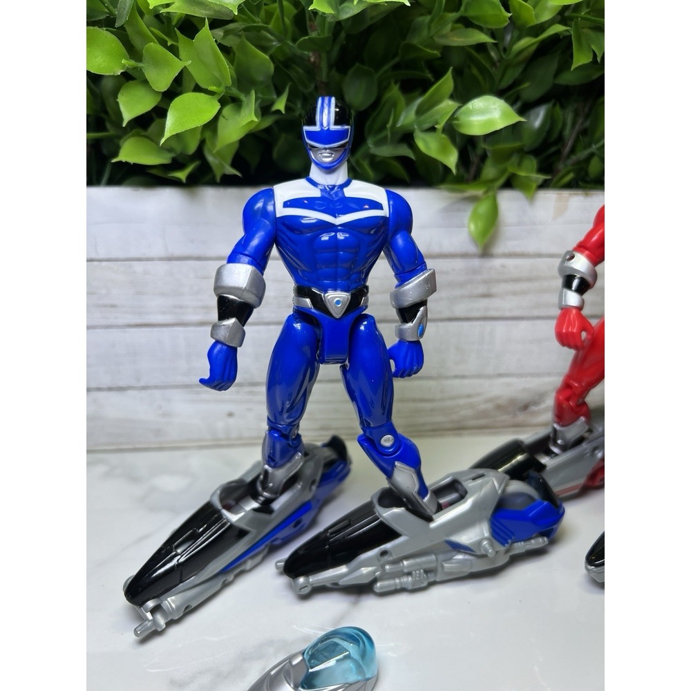 Power Rangers Time Force Deluxe Blue Mega Battle Ranger Figure - Picture 2 of 9